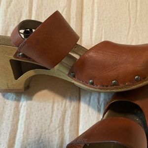 Dansko Thea Ankle Strap Heeled Clog